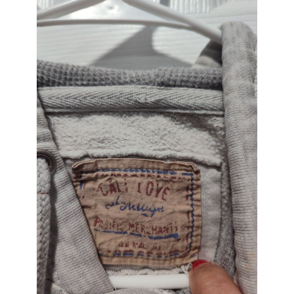 Cali Love Heritage Women’s Cali Surf Co Heather Gray Pullover Hoodie Size MEDIUM - Picture 3 of 8